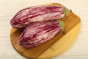 Fresh ripe eggplant