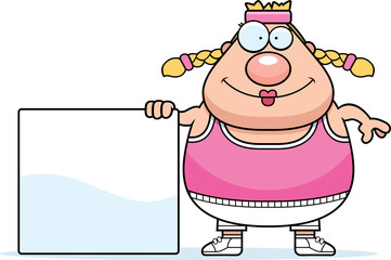 Cartoon Exercise Sign