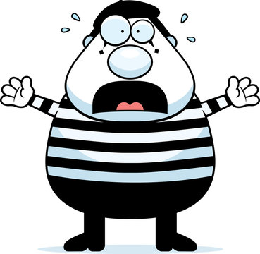 recommend clip art: Cartoon Mime Panic