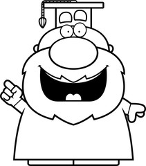 Cartoon Professor Idea