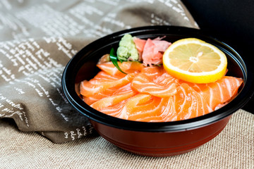 japanese foodSalmon Chirashi Rice Bowl
