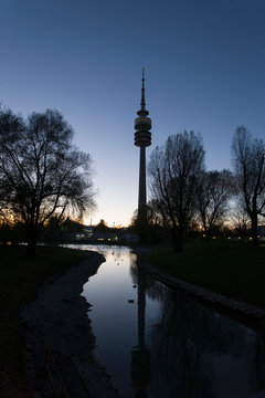 1972 Olympic Tower (Olympiaturm), Munich, Bavaria, Germany