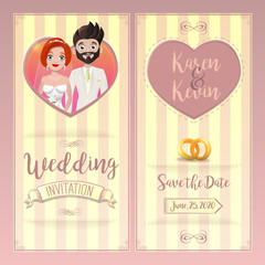 Wedding invitation template