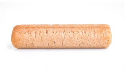 Waffle stick on white background