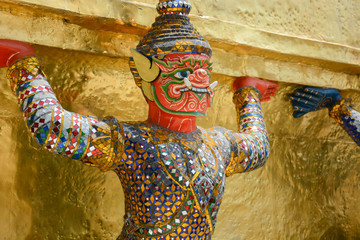 Grand Palace Temple in Bangkok, Thailand	
