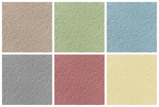 Pebble dash outer wall colour samples