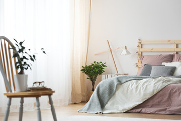 Minimal decor of bedroom
