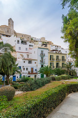 Fototapeta na wymiar Stadt Ibiza Spanien