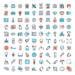 Flat Line Web Icons