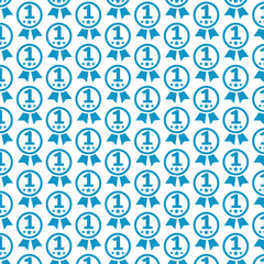 Pattern background number 1 icon