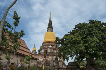 Wat Yai Chaimongkol Ayutthaya, Thailand Attractions in Ayutthaya, Thailand.