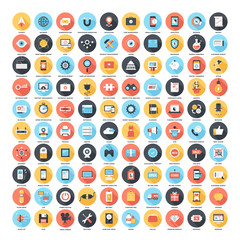 Long Shadow Web Icons