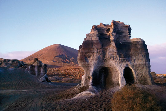 &bdquo;los roferos&ldquo;, Steinformation auf Lanzarote nahe Teguise, Kanarische Inseln