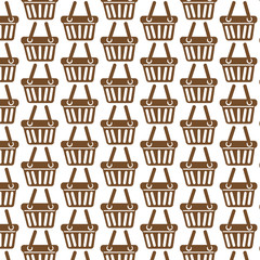 pattern background shopping basket icon
