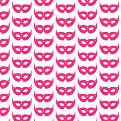 Pattern background Carnival mask icon