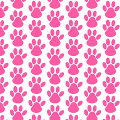 Pattern background paw print icon
