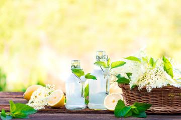 Holunder Detox Getränk - Powerdrink - Erfrischung im Sommer - Infused Water - Sambucus