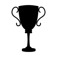 trophy sport award winner competition vector illustration