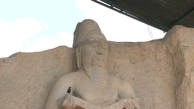 Statue of King Parakramabahu at Polonnaruwa