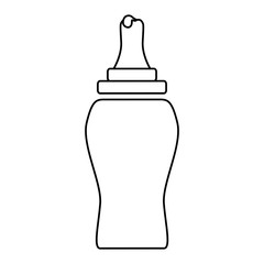 Ketchup plastic bottle icon vector illustration graphic design