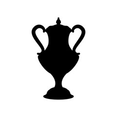Trophy cup championship icon vector illustration graphic design