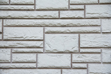 white and grey brick background
