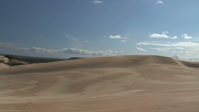 Pan sand dunes
