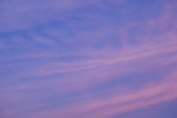 Obraz premium colorful of sky with clouds in the evening,Background