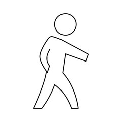 Man pictogram symbol icon vector illustration graphic