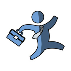 Businessman pictogram symbol icon vector illustration graphic design