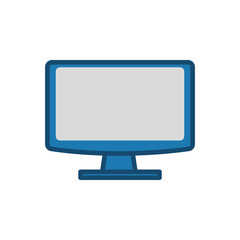 Modern tv technology icon vector illustration graphic design