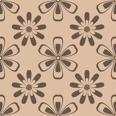 Floral seamless pattern. Vector illustration