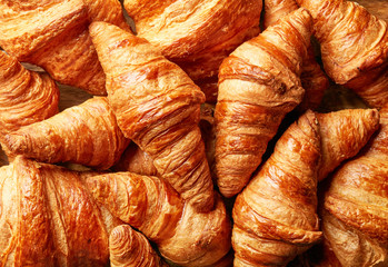 freshly baked croissants