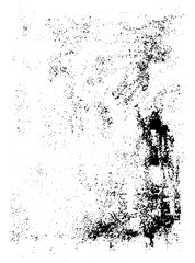 Vector artistic design elements in grunge dust messy dirty style. Texture dynamic overlay. Small brush splatter and rough grainy noise