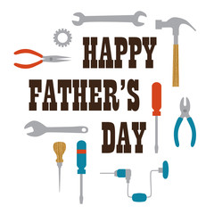 happy fathers day with tools