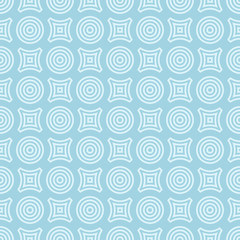 Geometric round shape seamless pattern.