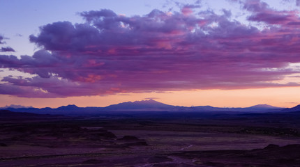 Fototapeta na wymiar Mountain Landscape at Sunset
