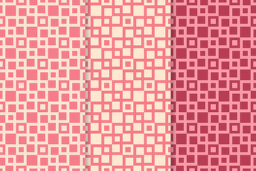 Fototapeta premium Geometric seamless pattern. Colored background