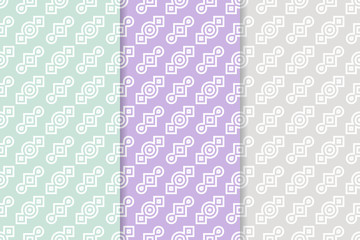 Geometric seamless pattern. Colored background