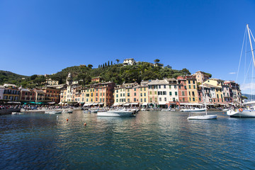 Fototapeta na wymiar Town Portofino in Italy