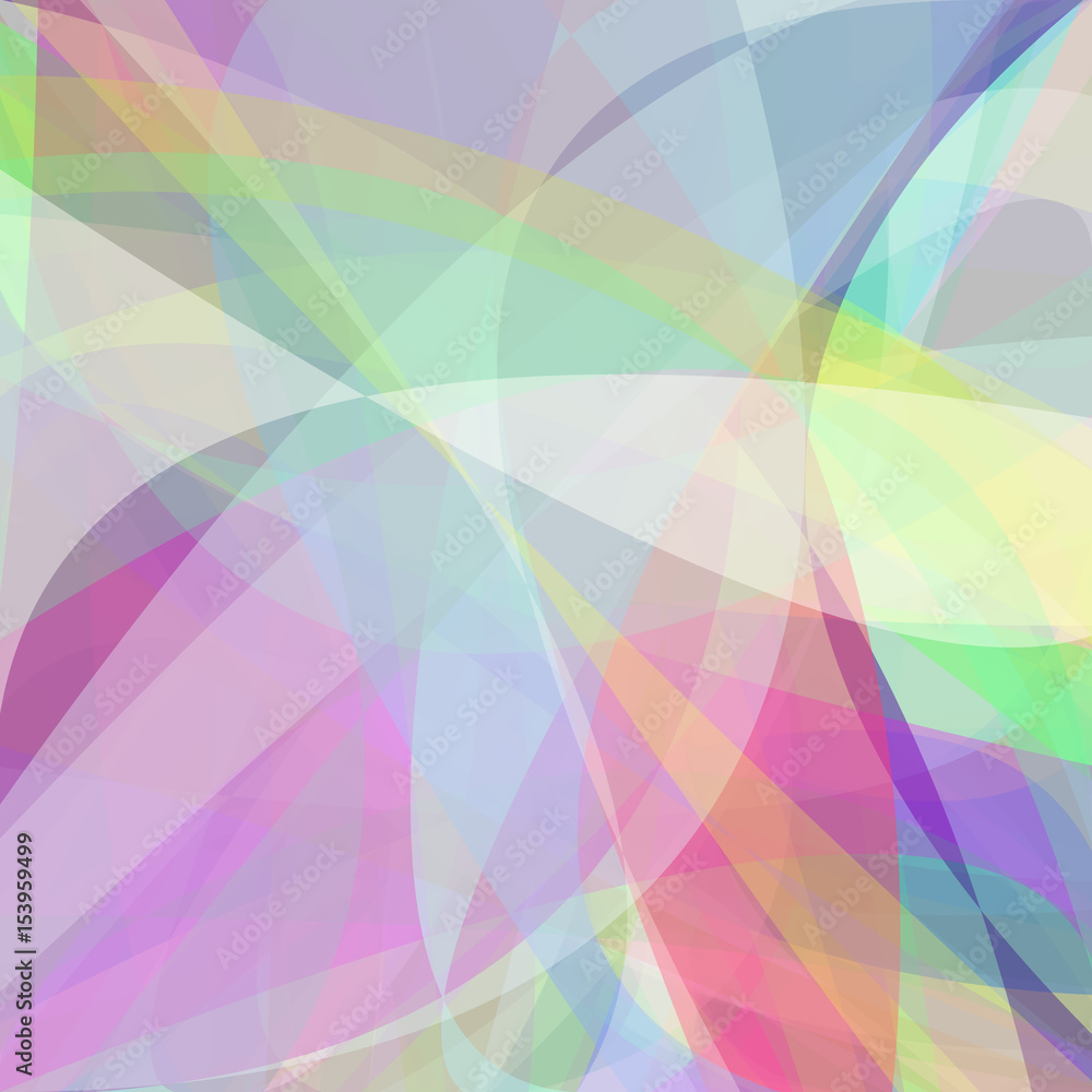 Poster abstract background from dynamic curves