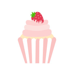 strawberry cup cake