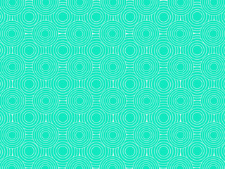 Bright blue and white circles pattern texture background - 153976688