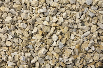 Texture, pattern, background. marble chips for landscaping pebbles samples