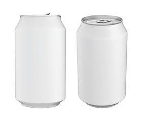 Aluminium Soda Can Isolated 