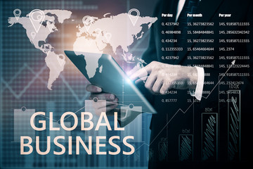 Global business concept