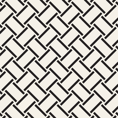 Vector seamless pattern. Modern texture. Repeating abstract background. Geometric rectangles symmetric lattice