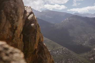 Rocky Mountains on a sunny day