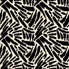 Seamless ink doodle pattern