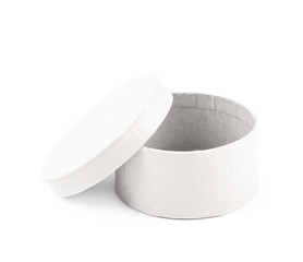 Paper gift box isolated